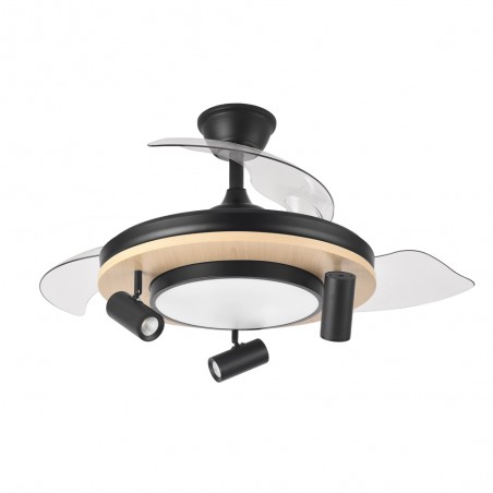 Ventilador de techo LED aspas plegables Gladiator CCT (37W+15W)
