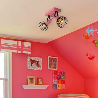 Children's ceiling track light Pola (2 lights)