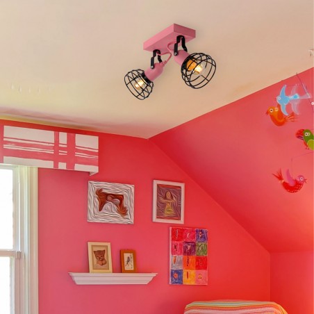 Children's ceiling track light Pola (2 lights)