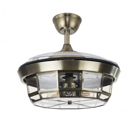 Ceiling fan with folding blades Tornado Mini (3 lights)