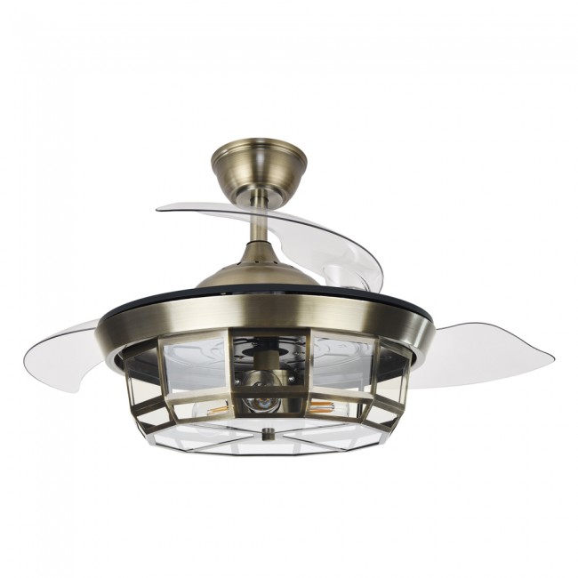 Ceiling fan with folding blades Tornado Mini (3 lights)