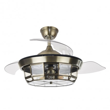 Ceiling fan with folding blades Tornado Mini (3 lights)