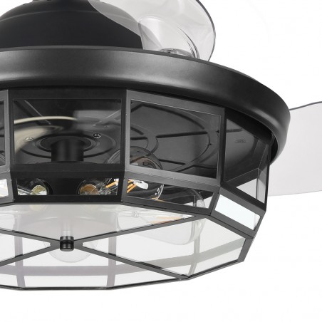 Ventilador de techo con asplas plegables Tornado