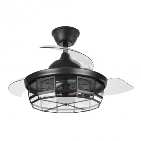 Ventilador de techo con asplas plegables Tornado