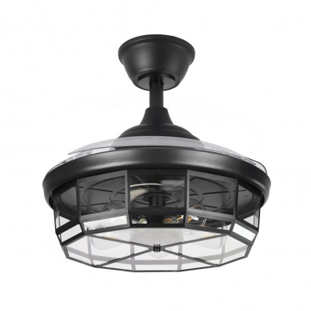Ventilador de techo con asplas plegables Tornado