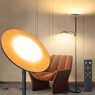 Lámpara de pie LED Brenan CCT Dim (30+6W)