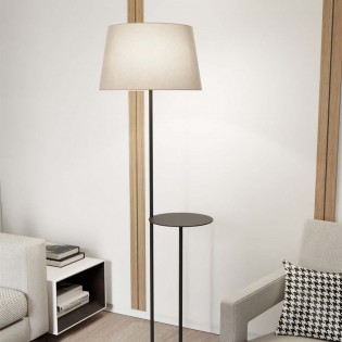 Floor lamp with shelf Roth