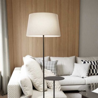 Floor lamp with shelf Roth