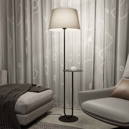 Floor lamp with shelf Roth