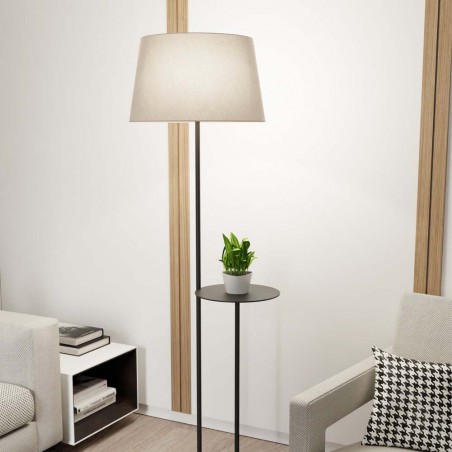 Floor lamp with shelf Roth