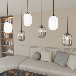 Pendant lamp Valdi Mix (6 lights)