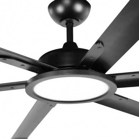 LED ceiling fan BigBen 250cm. CCT Dim (20W)