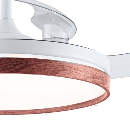 LED fan with folding blades Tamero Cherry CCT Dim (72W)