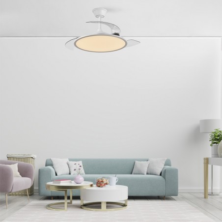 LED ceiling fan folding blades Trident CCT Dim (72W)