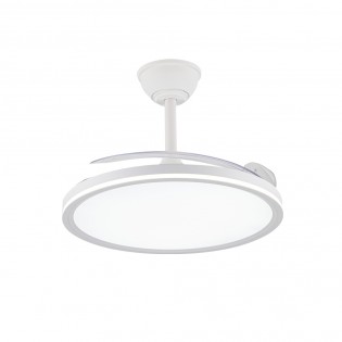 Ventilador LED aspas retráctiles Astor CCT Dim (45+9W)