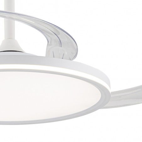 Ventilador LED aspas retráctiles Astor CCT Dim (45+9W)