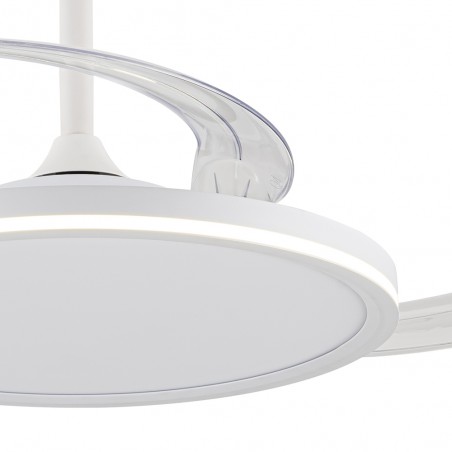 Ventilador LED aspas retráctiles Astor CCT Dim (45+9W)