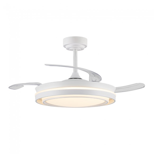 Ventilador LED aspas retráctiles Nasot CCT Dim (72W)