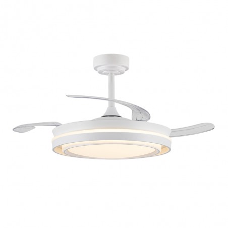 LED Ceiling Fan retractable blades Nasot CCT Dim (72W)