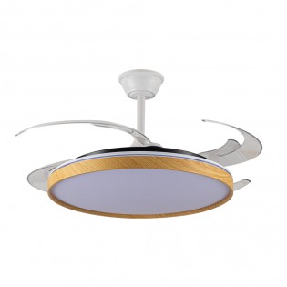 Ventilador LED aspas plegables Panam L CCT Dim (80W)