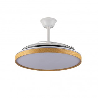 Folding blades LED fan Panam L CCT Dim (80W)