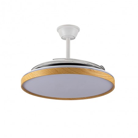 Folding blades LED fan Panam L CCT Dim (80W)