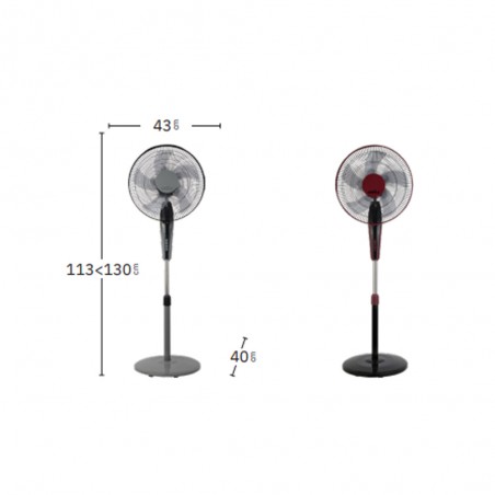 Pedestal Fan Borlon (40W)