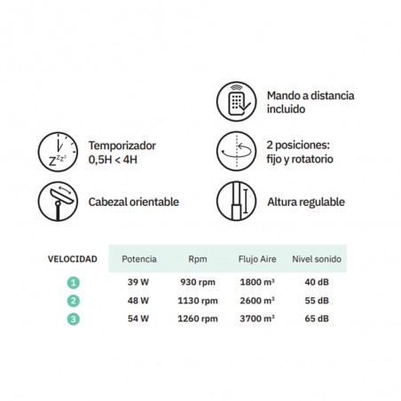 Ventilador de pie Borlon