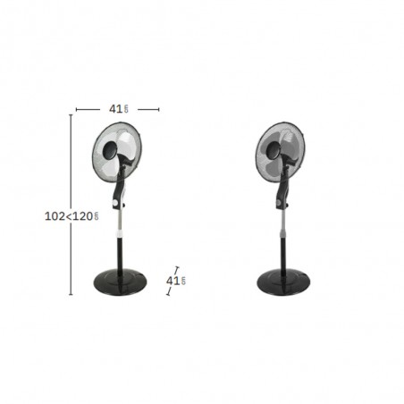 Pedestal Fan Mágico (45W)
