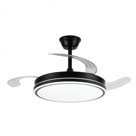Ventilador LED aspas retráctiles Evo CCT Dim Smart (72W)