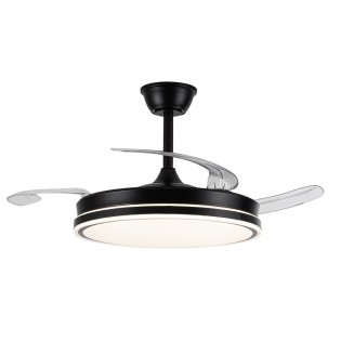 Ventilador LED aspas retráctiles Evo CCT Dim Smart (72W)