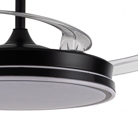 Ventilador LED aspas retráctiles Evo CCT Dim Smart (72W)