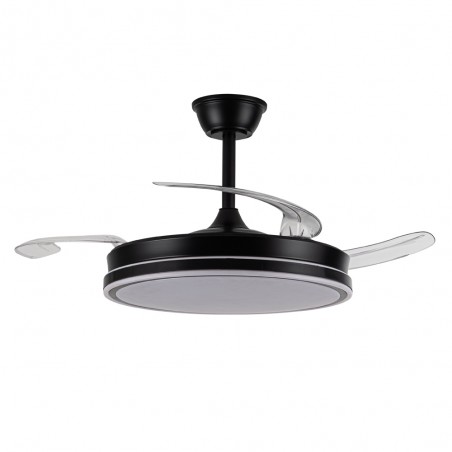 Ventilador LED aspas retráctiles Evo CCT Dim Smart (72W)