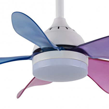 LED Ceiling Fan Baby CCT Dim (24+7W)