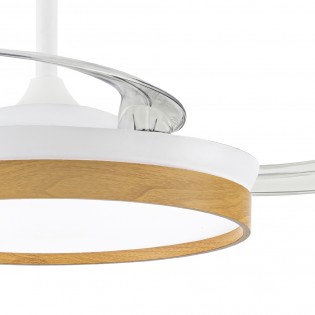 LED ceiling fan folding blades Paneco CCT Dim (45W)