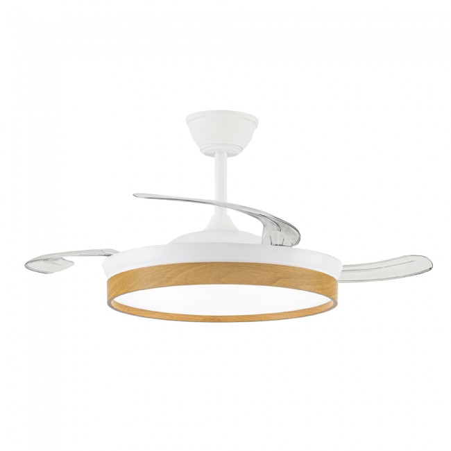 LED ceiling fan folding blades Paneco CCT Dim (45W)