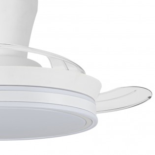 LED fan folding blades Supereco Long Mini CCT (39W)