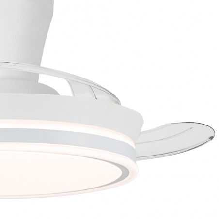 Ventilador LED aspas retráctiles Supereco Long Mini CCT (39W)