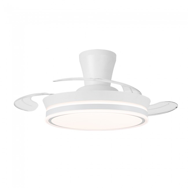 LED fan folding blades Supereco Long Mini CCT (39W)