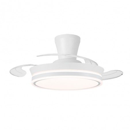 LED fan folding blades Supereco Long Mini CCT (39W)