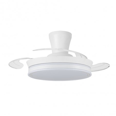 LED fan folding blades Supereco Long Mini CCT (39W)