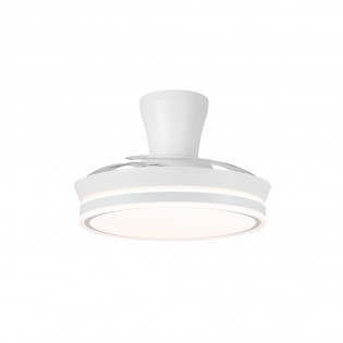 LED fan folding blades Supereco Long Mini CCT (39W)