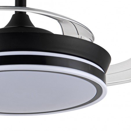 Ventilador LED aspas retráctiles Supereco Mini CCT Dim (39W)