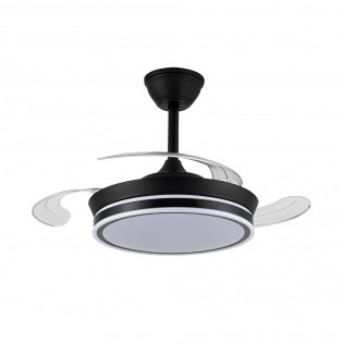 Ventilador LED aspas retráctiles Supereco Mini CCT Dim (39W)