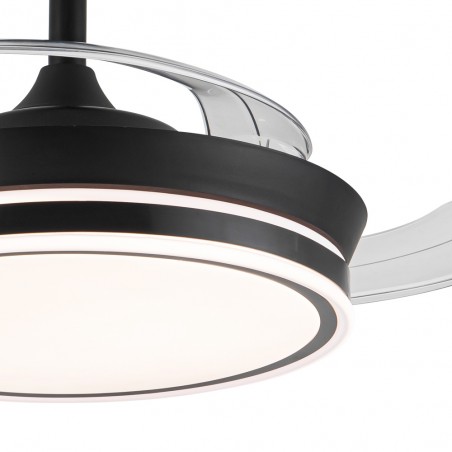 Ventilador LED aspas retráctiles Supereco Mini CCT Dim (39W)
