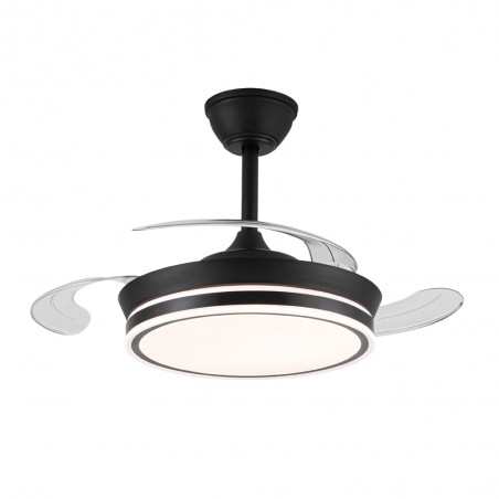 Ventilador LED aspas retráctiles Supereco Mini CCT Dim (39W)