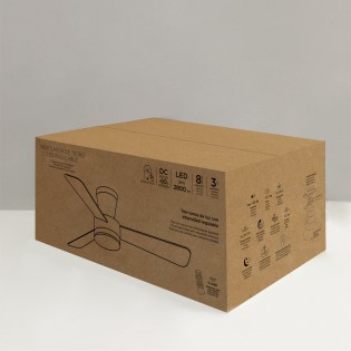 Ventilador de techo LED Benda 3 CCT Dim (28W)