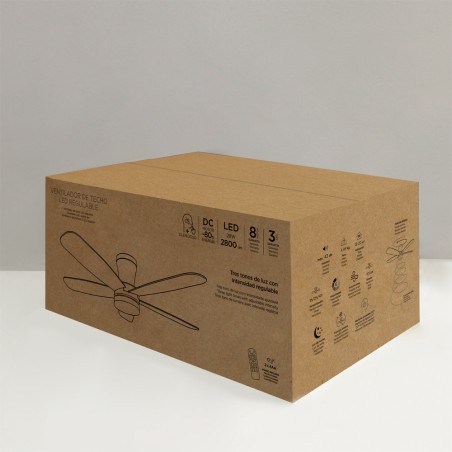 Ventilador de techo LED Benda 5 CCT Dim (28W)