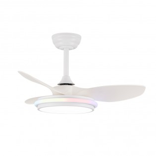 LED ceiling fan Stel TL Mini RGB CCT Dim (31W)