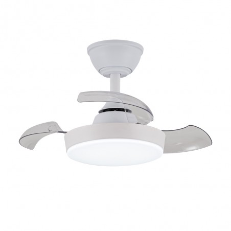 LED Ceiling Fan retractable blades Hornet CCT Dim (32W)